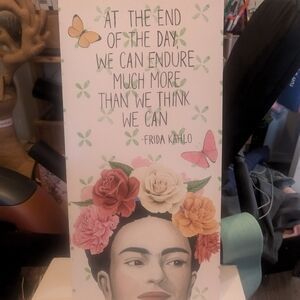 Frida Kahlo Inspirational Art Poster - Multicolor